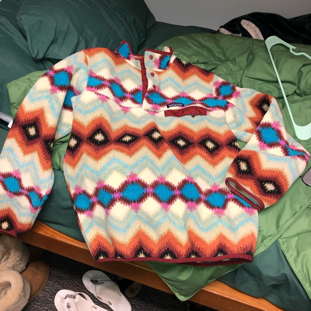 multicolored patagonia synchilla